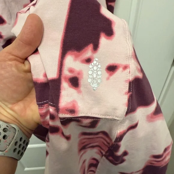 Free People Hot Shot Printed One Piece - Pink Palm - small - Picture 5 of 6